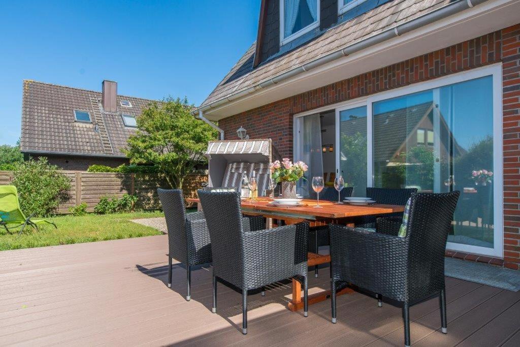 Ferienwohnung Blaue Huis Erdgeschoss Wenningstedt-Braderup Zewnętrze zdjęcie